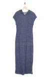 Go Couture Hooded Maxi Dress In Navy
