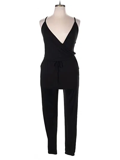 Pre-owned Go Couture Jumpsuit In Black