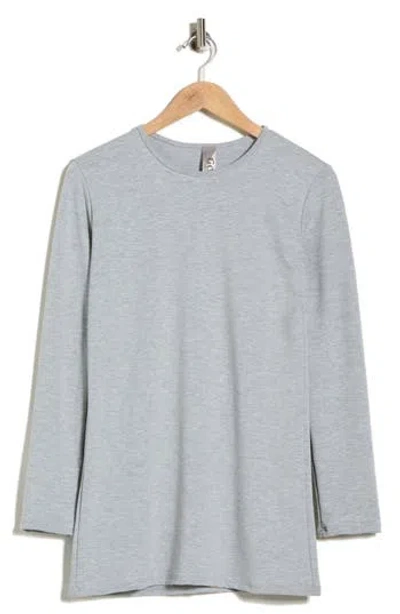Go Couture Long Sleeve Knit Top In Blue