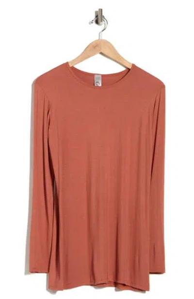 Go Couture Long Sleeve Knit Top In Pink