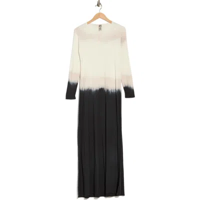 Go Couture Long Sleeve Maxi Dress In Black