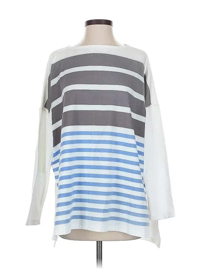 Pre-owned Go Couture Long Sleeve T-shirt In Blue