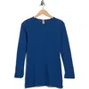 Go Couture Long Sleeve T-shirt In Blue