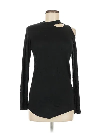 Pre-owned Go Couture Long Sleeve Turtleneck In Black