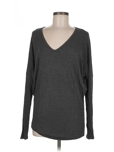 Pre-owned Go Couture Pullover Sweater In Gray