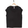 Go Couture Round Neck Dolman Sleeve Top
