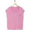 Go Couture Round Neck Dolman Sleeve Top