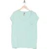 Go Couture Round Neck Dolman Sleeve Top