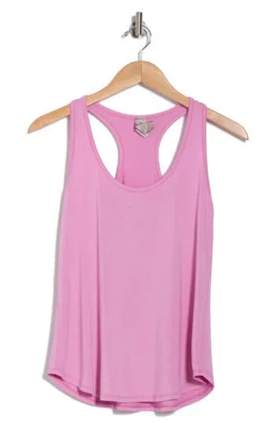 Go Couture Rounded Racerback Tank In Lavendar