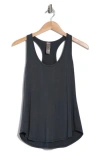 Go Couture Rounded Racerback Tank In Slate