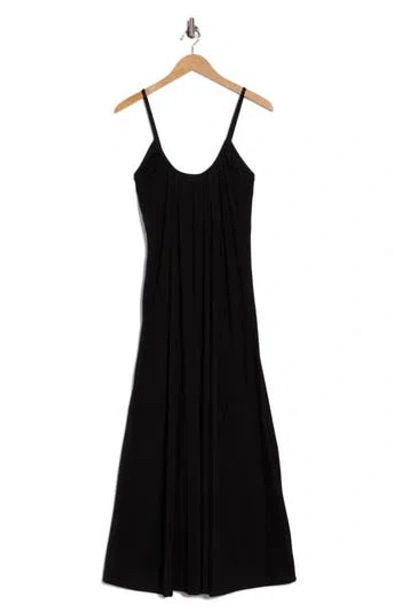 Go Couture Scoop Neck Maxi Dress In Brown