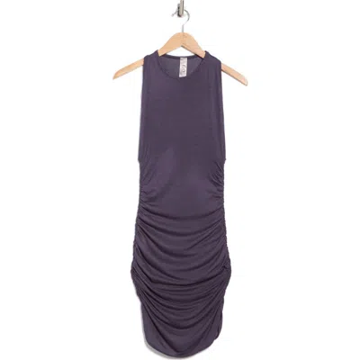 Go Couture Scrunch Jersey Minidress In Purple