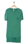 Go Couture Short Sleeve High-low Tunic Top