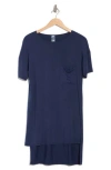Go Couture Short Sleeve High-low Tunic Top