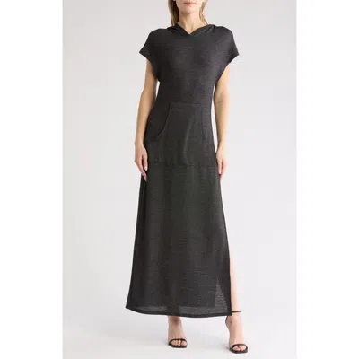 Go Couture Short Sleeve Hoodie Dress