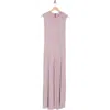 Go Couture Sleeveless Jumpsuit In Elderberry