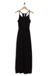 Go Couture Sleeveless Maxi Dress In Black