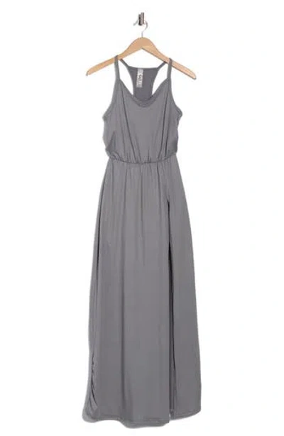 Go Couture Sleeveless Maxi Dress In Gray