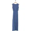 Go Couture Sleeveless Maxi Dress In Moroccan Blue