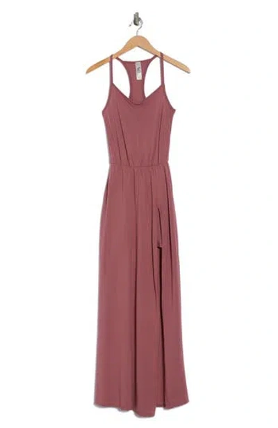 Go Couture Sleeveless Maxi Dress In Red