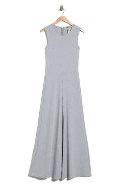 Go Couture Sleeveless Wide Leg Jumpsuit In Grey