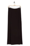 Go Couture Slit Maxi Skirt In Black