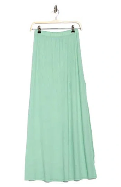Go Couture Slit Maxi Skirt In Limpet Shell