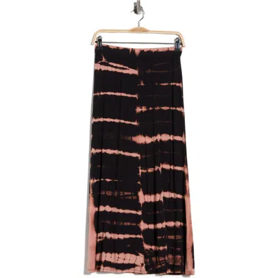 Go Couture Slit Maxi Skirt In Multi