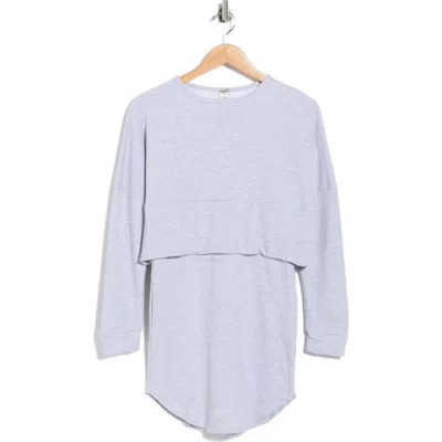Go Couture Sport Mini Lounge Dress In Gray