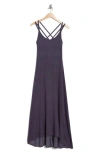 Go Couture Strappy Maxi Dress In Blue