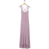 Go Couture Strappy Maxi Dress In Purple