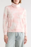 Go Couture Tie Dye Turtleneck Sweater In Multi