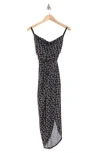 Go Couture Tulip Dress In Black