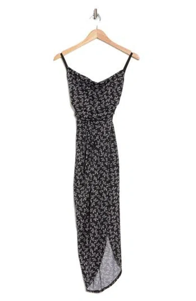 Go Couture Tulip Dress In Black