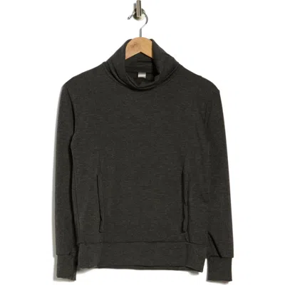 Go Couture Turtleneck Sweater In Black