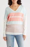 Go Couture V-neck Dolman Sleeve Sweater
