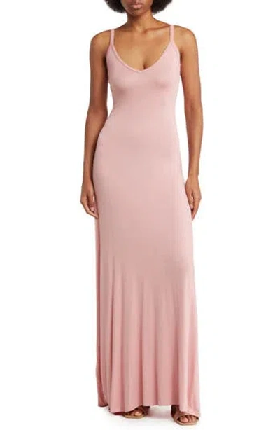 Go Couture V-neck Maxi Dress