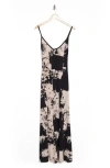 Go Couture V-neck Maxi Dress In Black