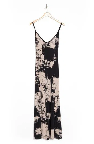 Go Couture V-neck Maxi Dress In Black