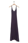 Go Couture V-neck Maxi Dress In Blue