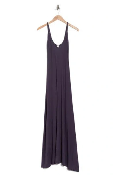 Go Couture V-neck Maxi Dress In Blue