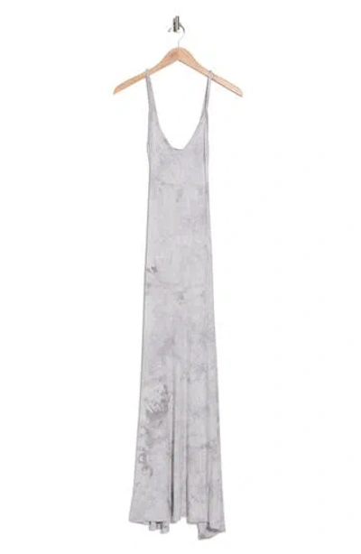 Go Couture V-neck Maxi Dress In Gray