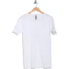 Go Couture V-neck Pocket T-shirt In Ivory