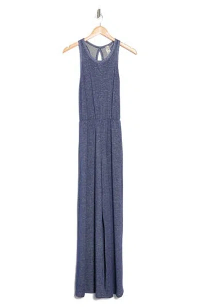 Go Couture Wide Leg Jumpsuit In Navy