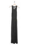Go Couture Wide Leg Jumpsuit In Two-tone Black