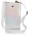 Go Dash Dot Mela Cellphone Crossbody In White