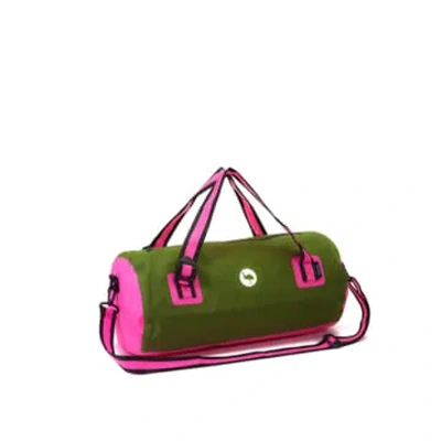 Go Emu Khaki & Pink Dry Duffel Bag In Neutrals