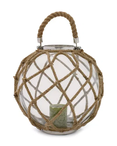 Go Home 14in Buoy Lantern In Brown