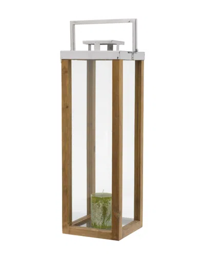 Go Home 24in Atlantic Lantern In Brown