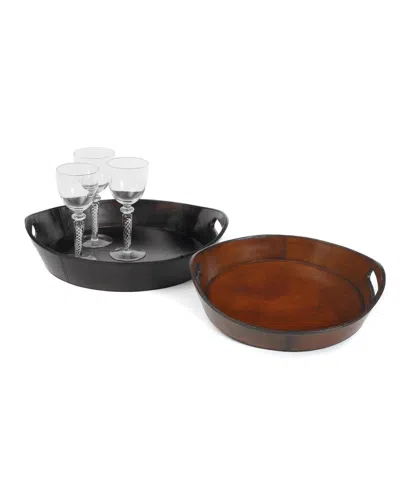 Go Home 2pc Darien Tray Set In Multi